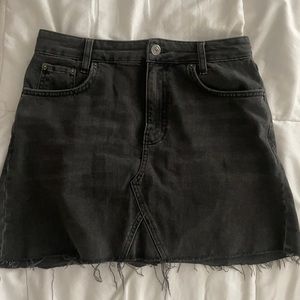 Urban Outfitters BDG Dark Distressed Denim Skirt